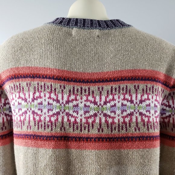 Vintage Christopher & Banks Hand Crochet Cardigan Sweater - Picture 5 of 8